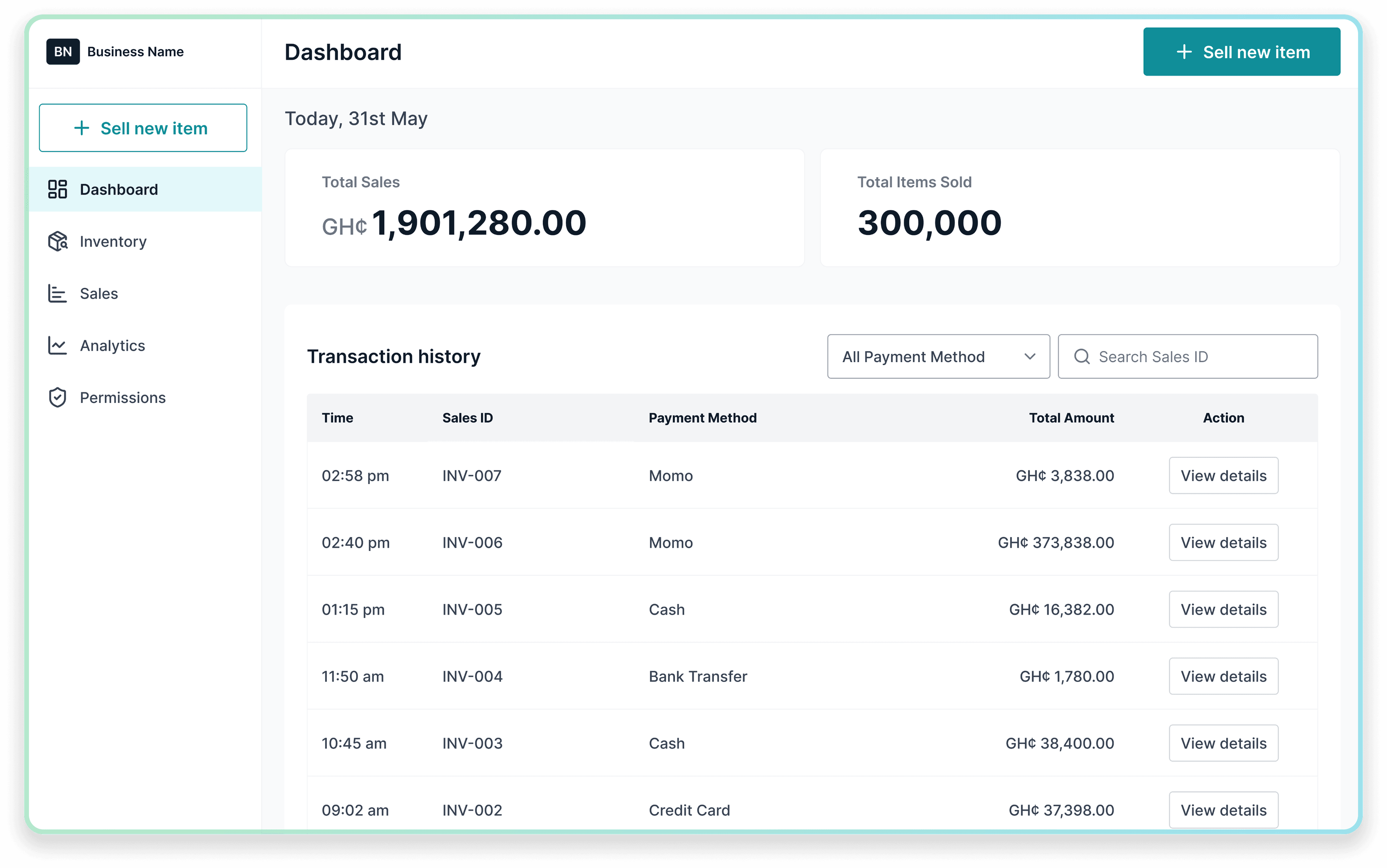 Dashboard image